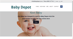 Desktop Screenshot of kiwibaby.com